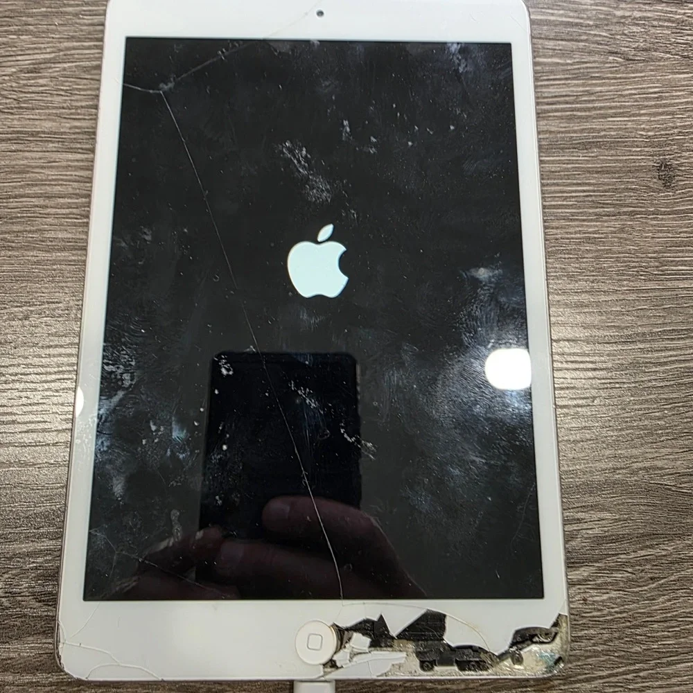 Apple Tablet with White Frame